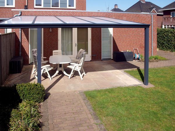 Deponti terrasoverkapping antraciet